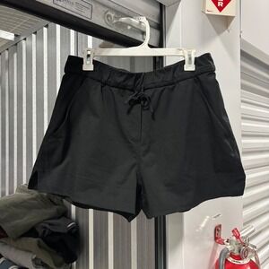 Lululemon Mens Black Pace Rival Shorts Drawstring Pockets Athletic Size Large